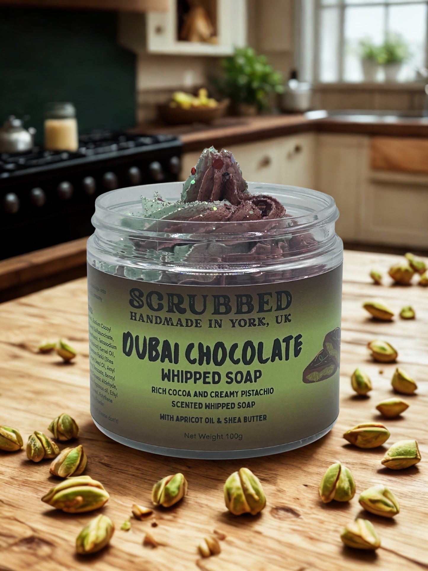 Dubai Chocolate Whipped Soap