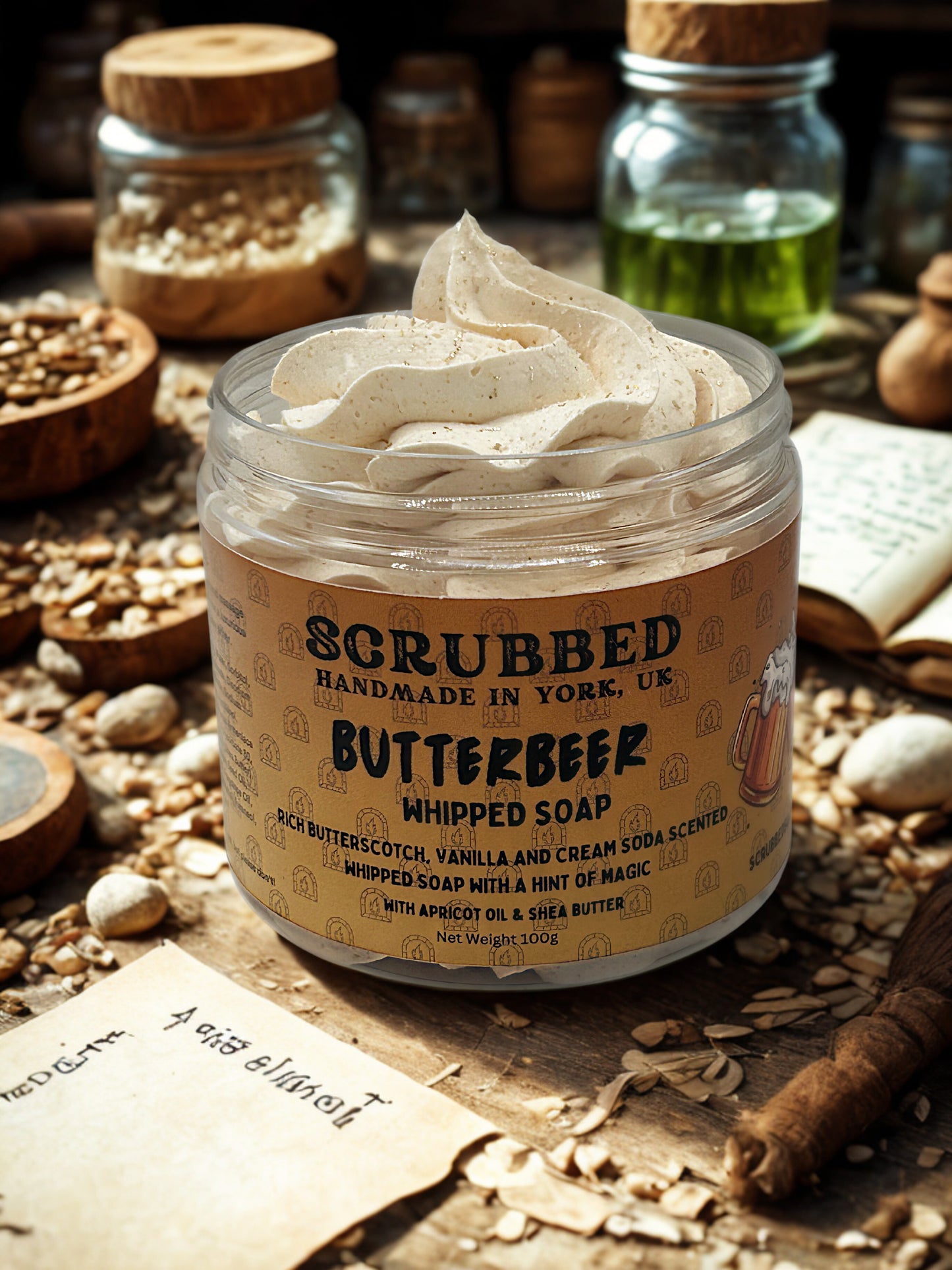 Butterbeer Whipped Soap