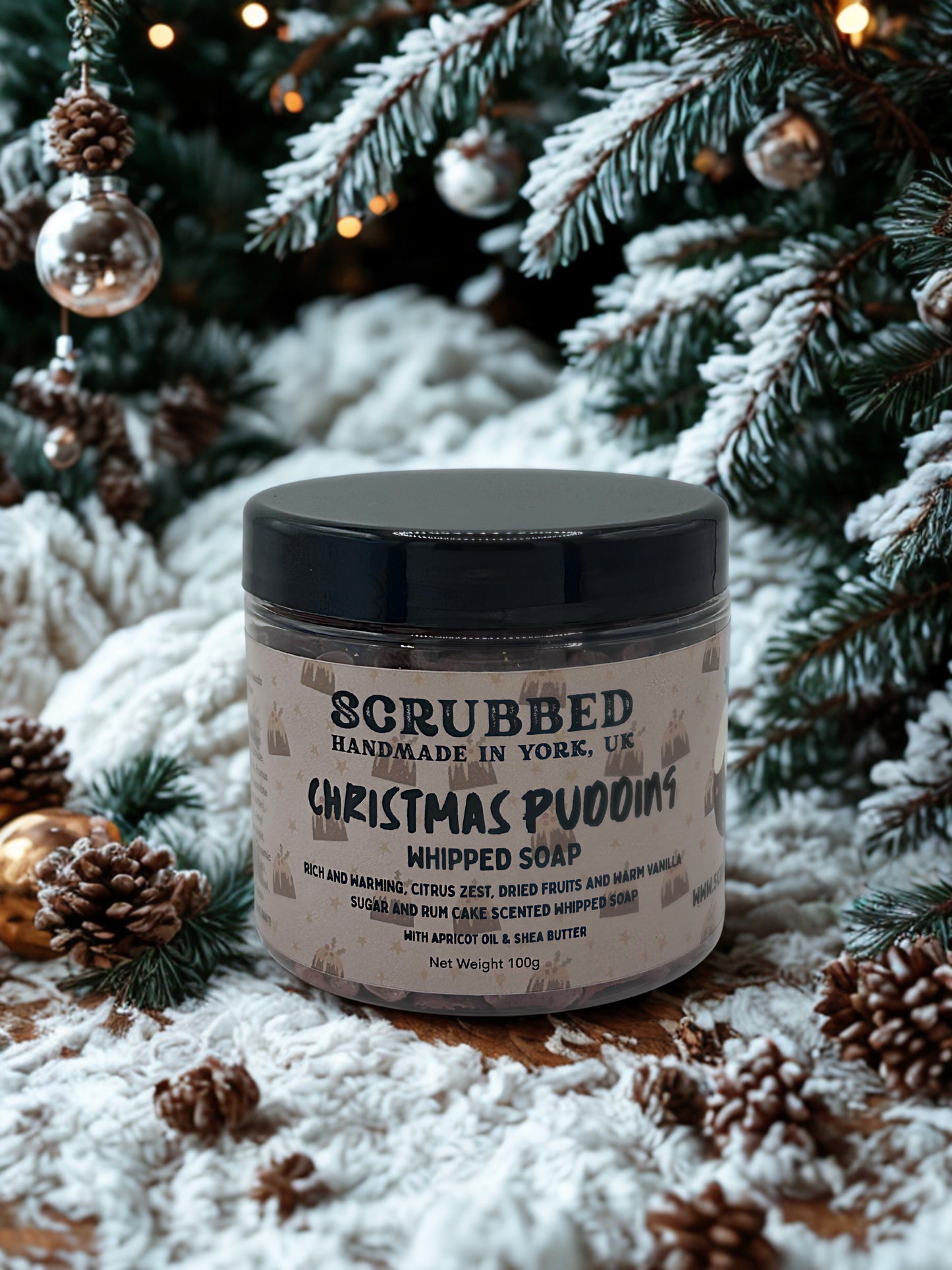 Christmas Pudding Whipped Soap