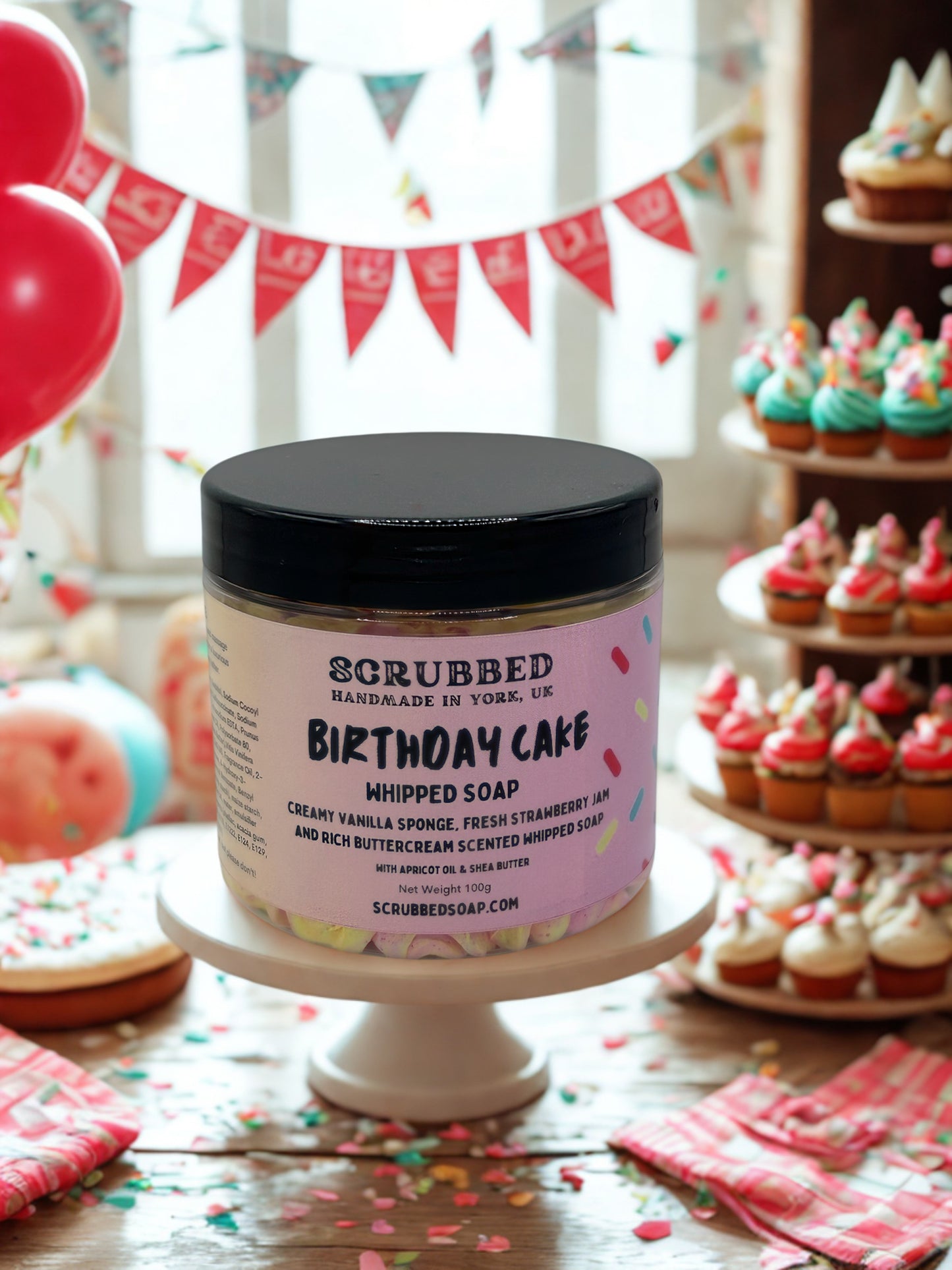 Birthday Cake Whipped Soap