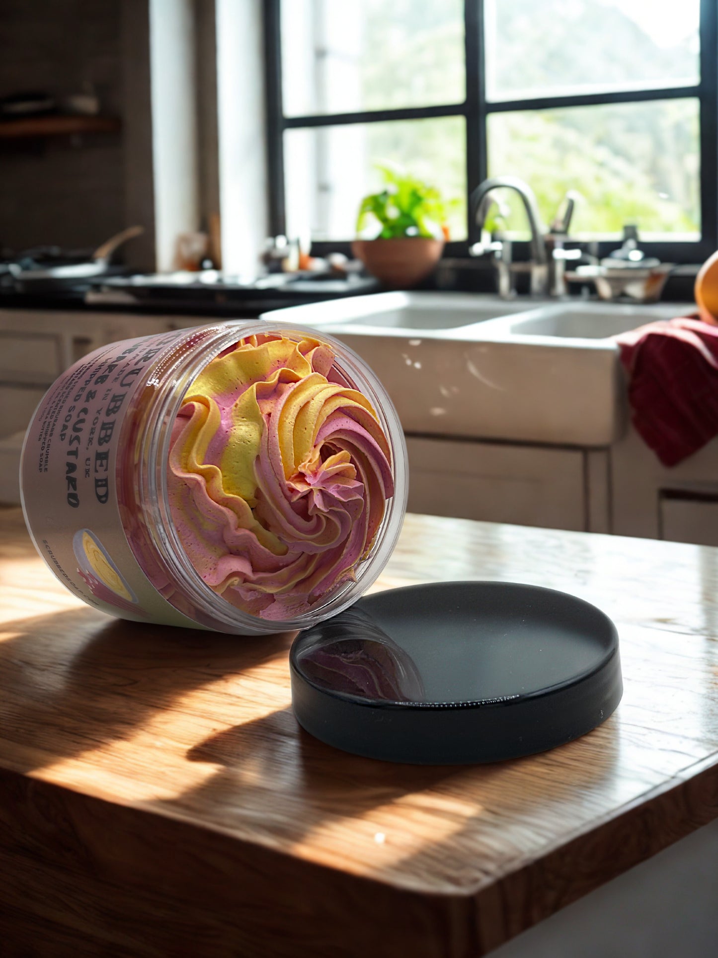Rhubarb & Custard Whipped Soap