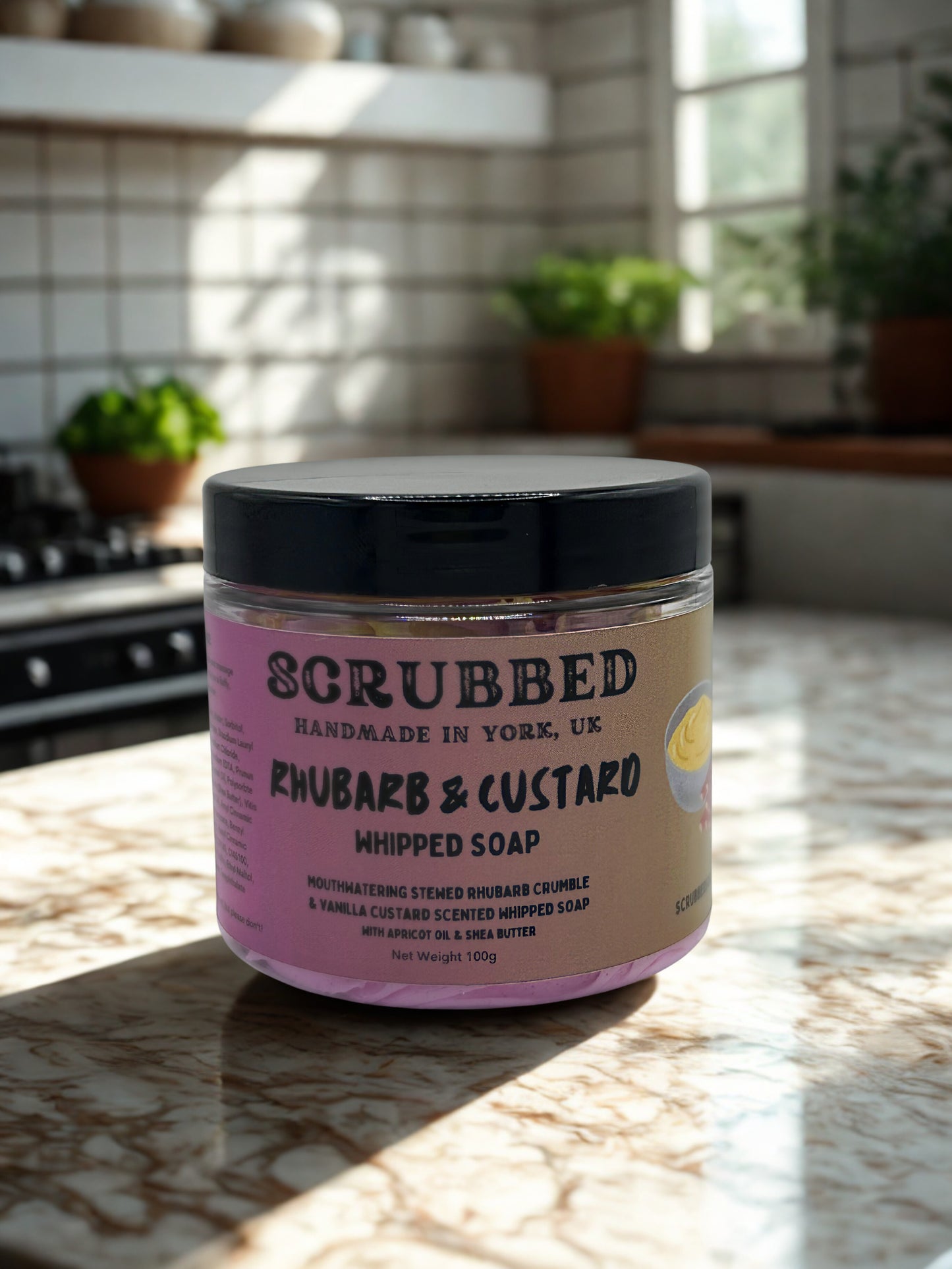 Rhubarb & Custard Whipped Soap