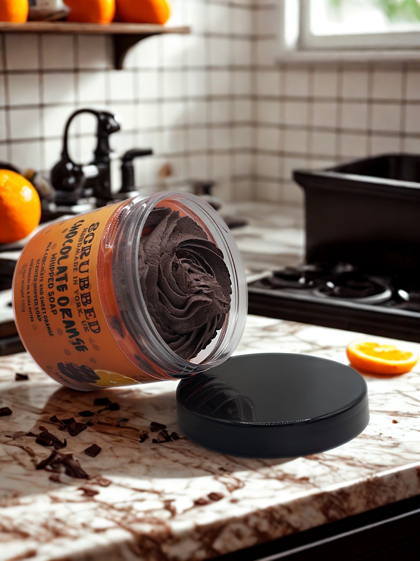 Chocolate Orange Whipped Soap