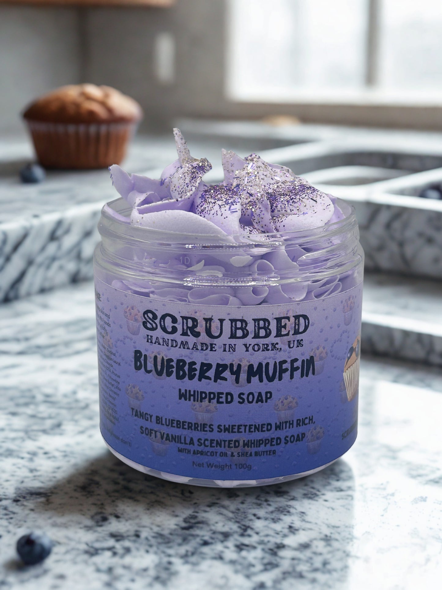 Blueberry Muffin Whipped Soap