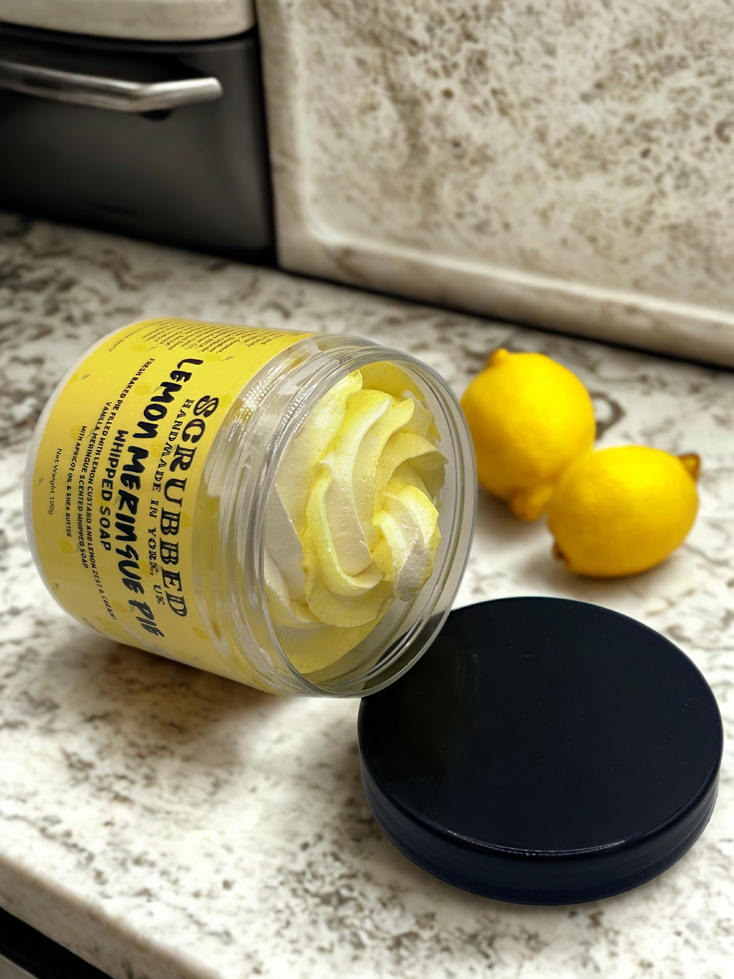 Lemon Meringue Pie Whipped Soap