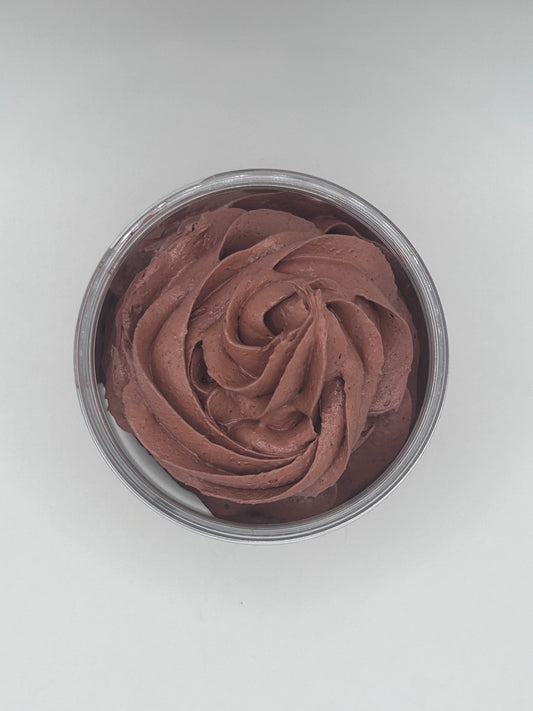 Hot Chocolate Swirl Whipped Soap