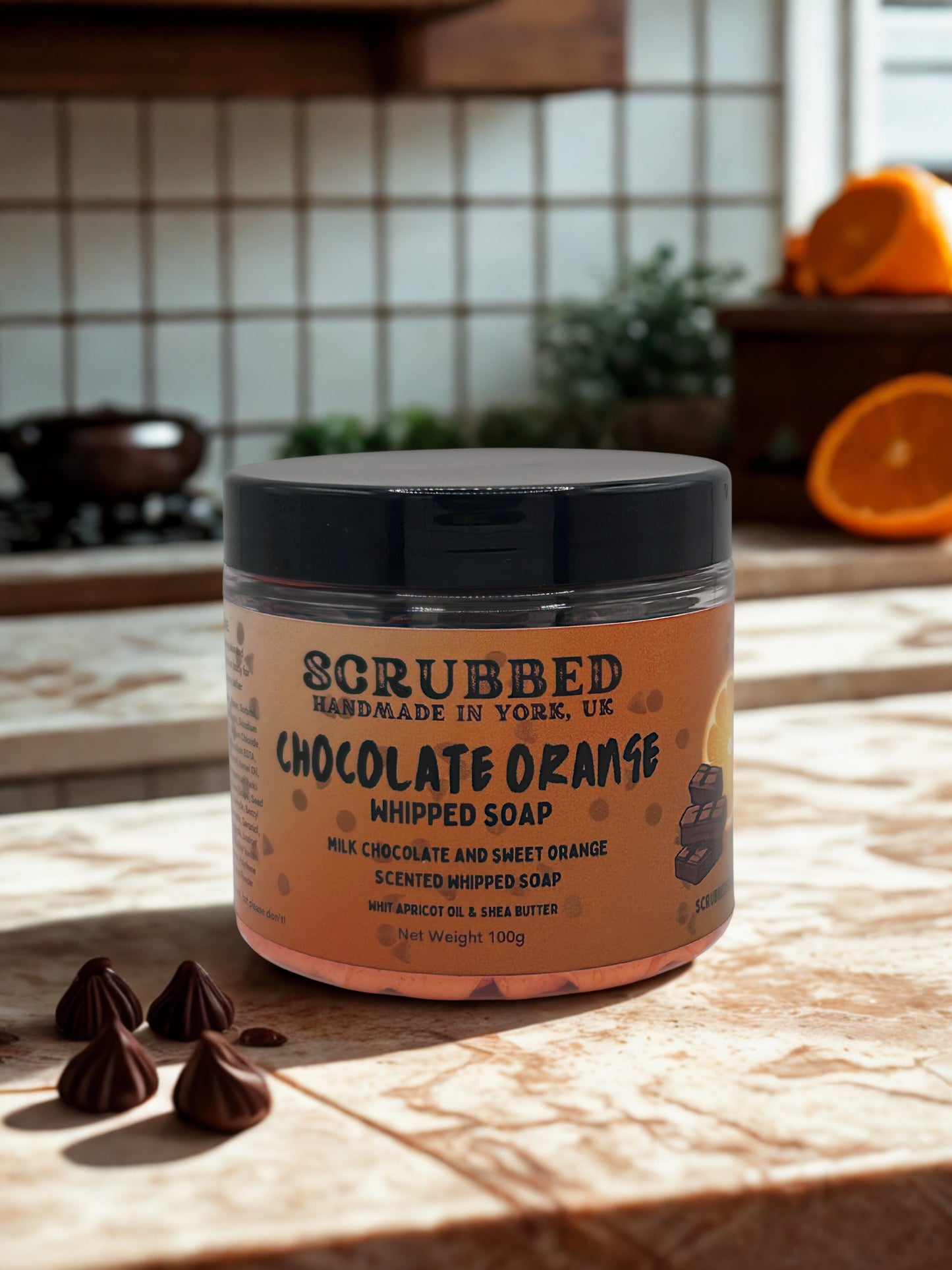 Chocolate Orange Whipped Soap
