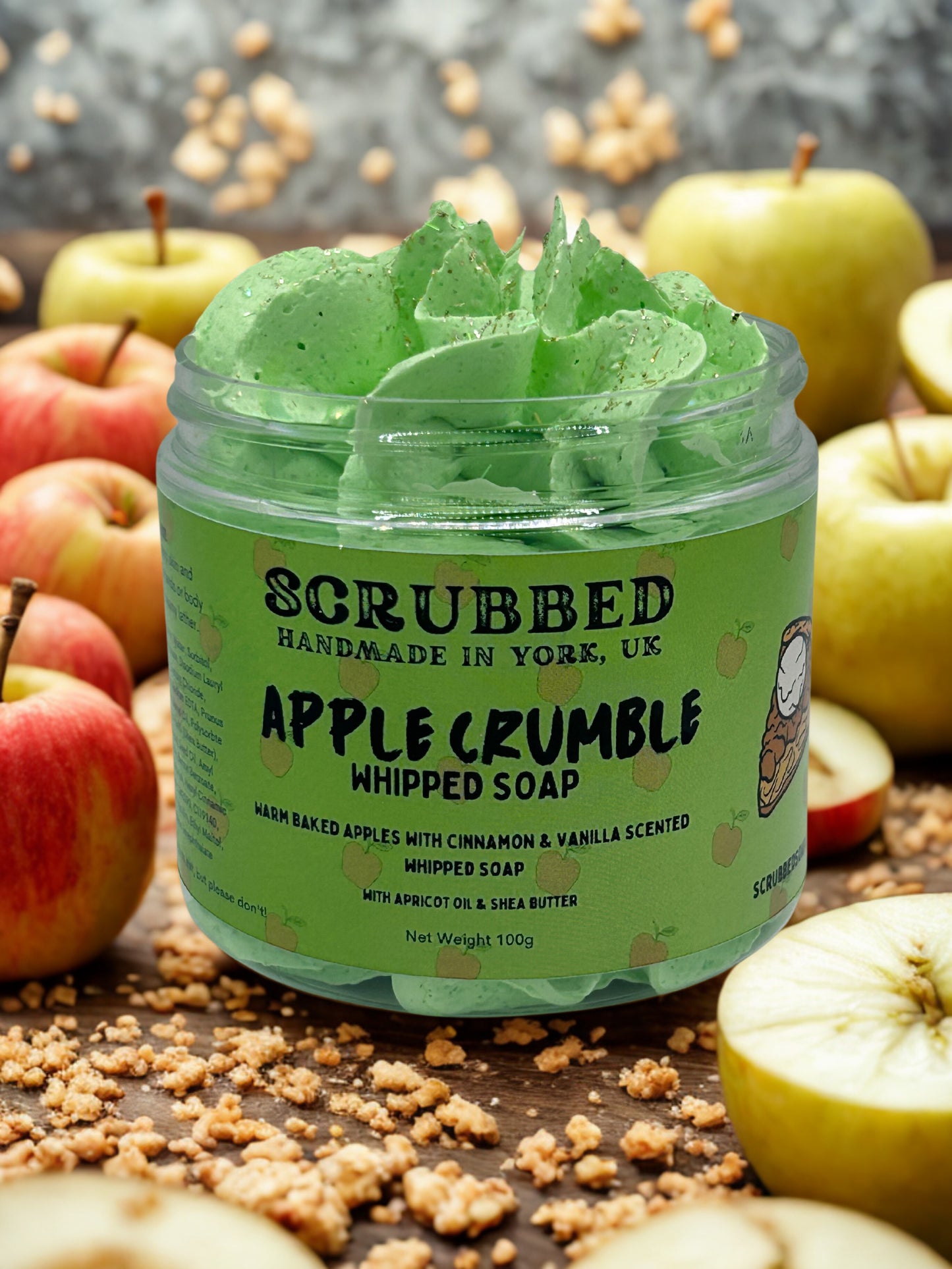 Apple Crumble Whipped Soap