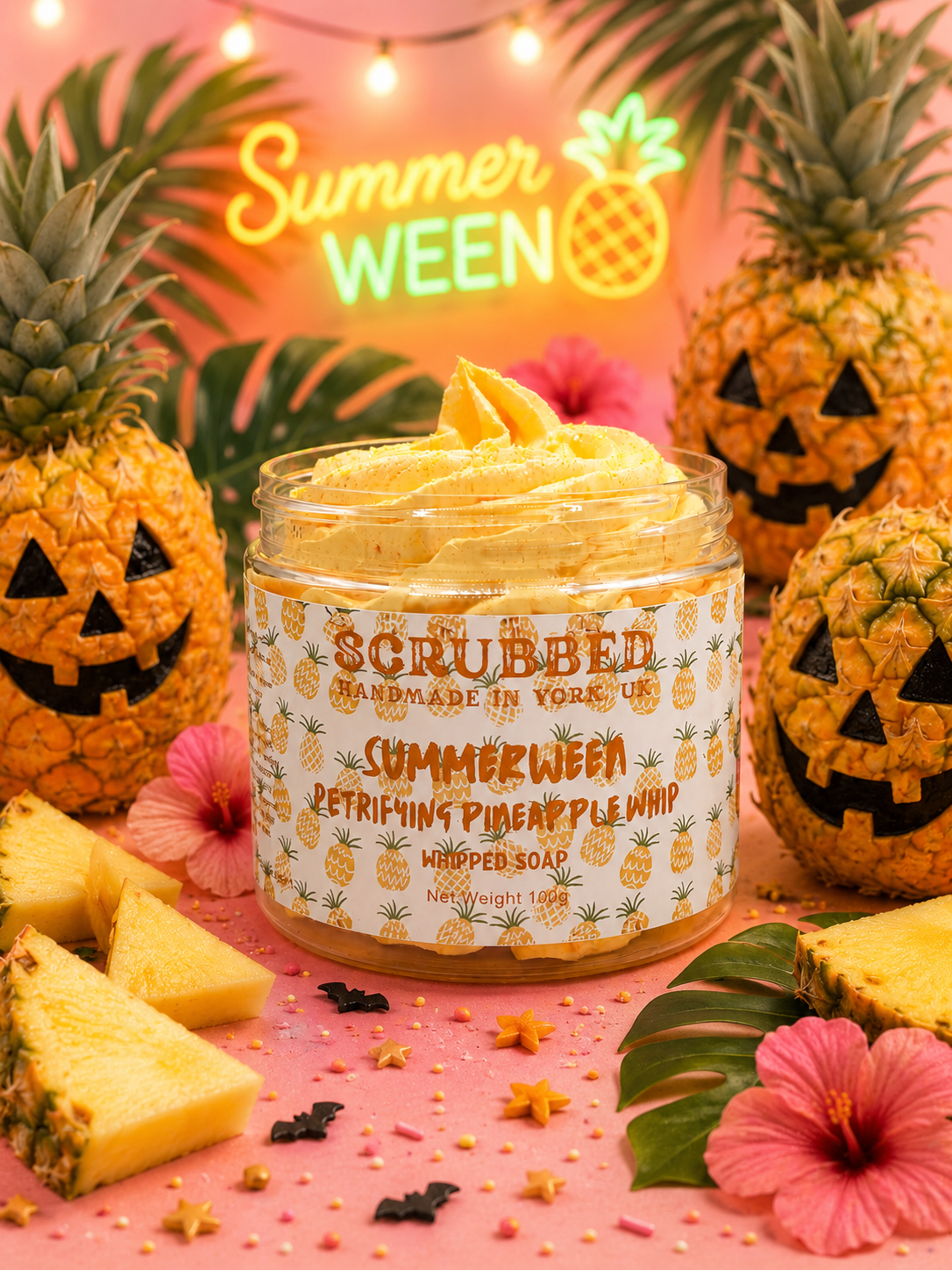 Summerween Petrifying Pineapple Whipped Soap