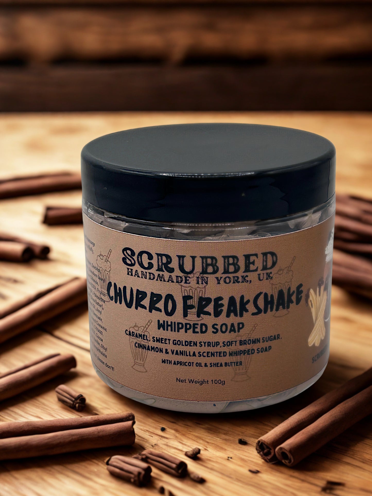 Churro Freakshake Whipped Soap