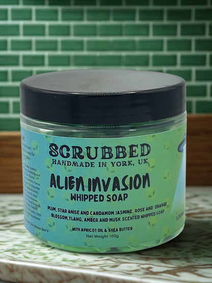 Alien Invasion Whipped Soap