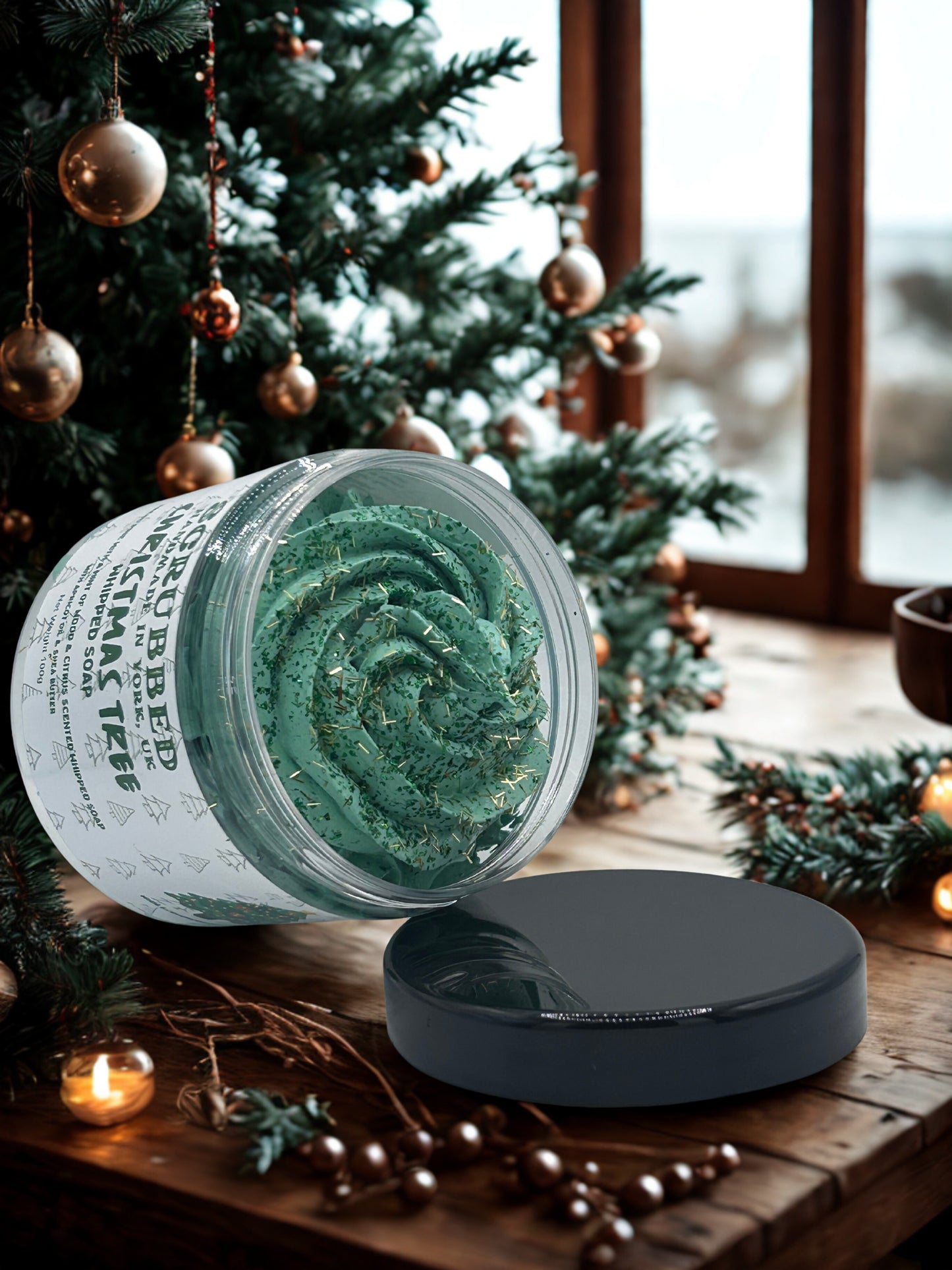 Christmas Tree Whipped Soap