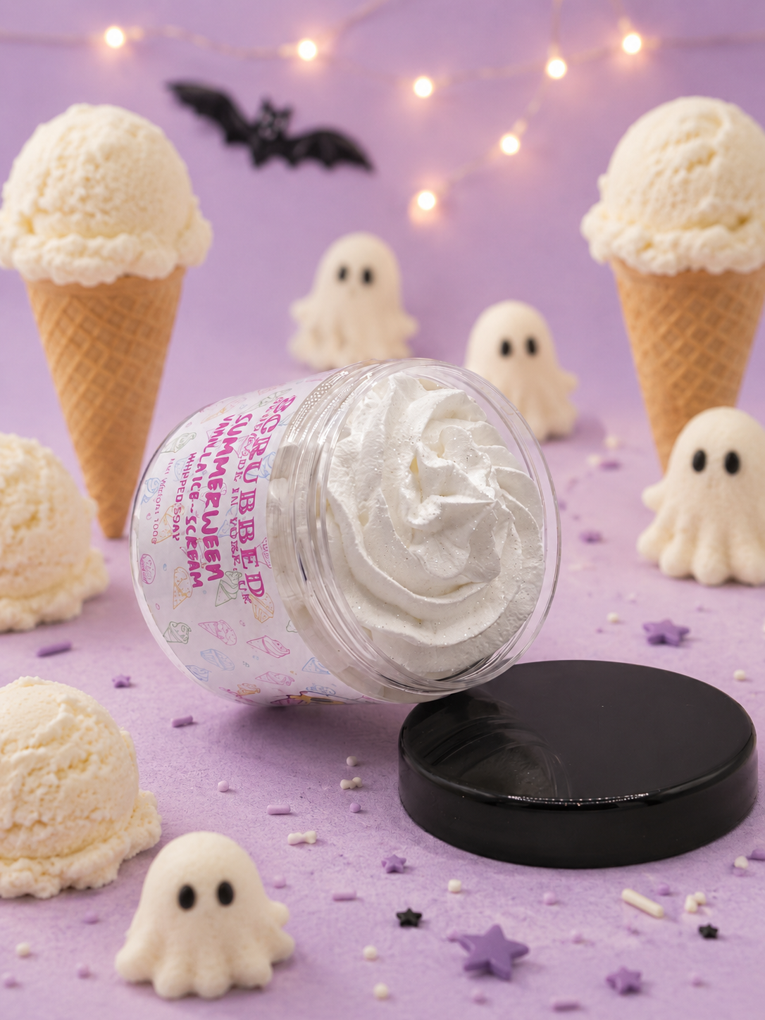 Summerween Vanilla Ice~Scream Whipped Soap