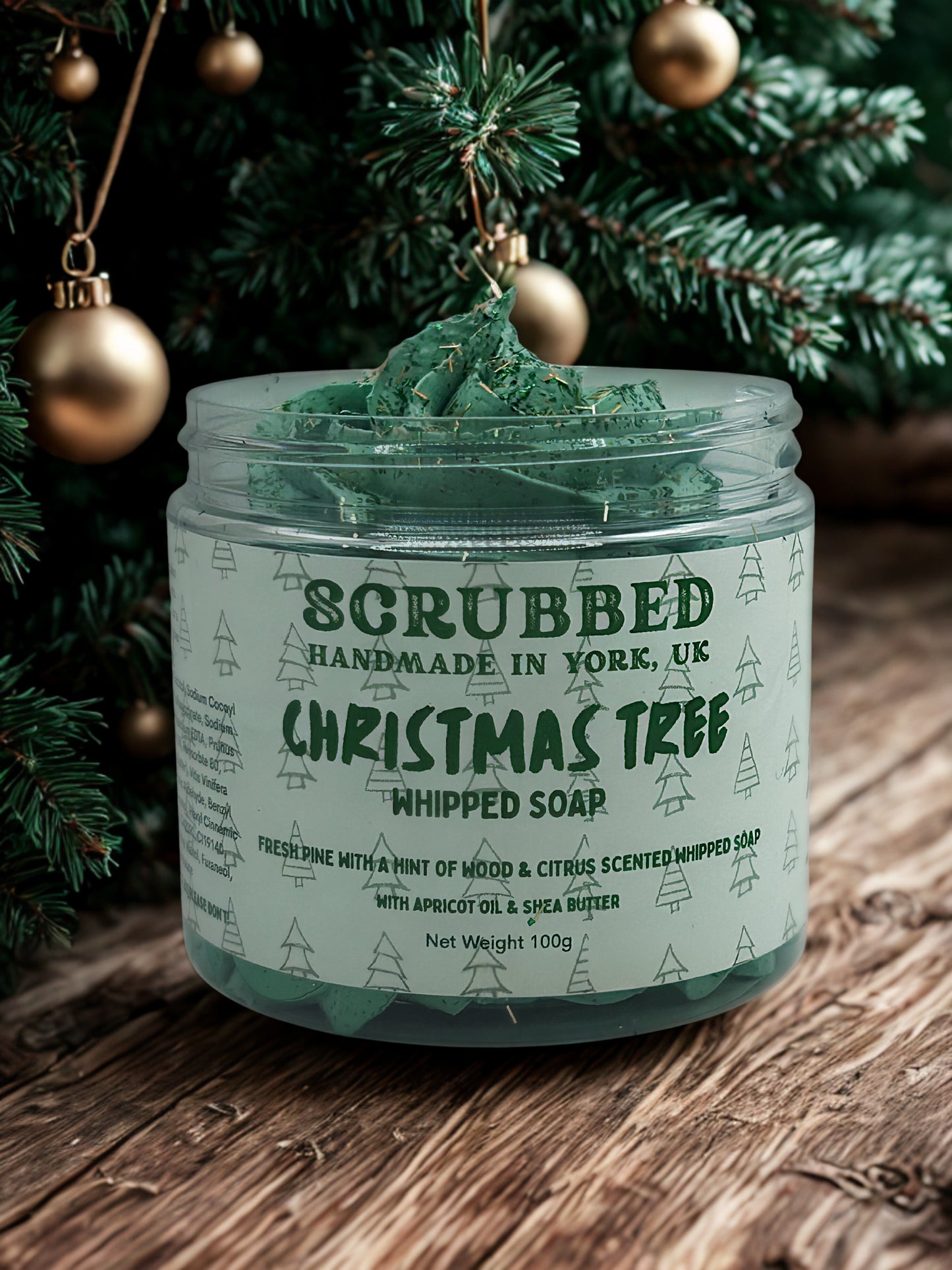 Christmas Tree Whipped Soap