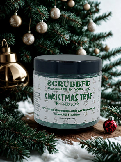 Christmas Tree Whipped Soap