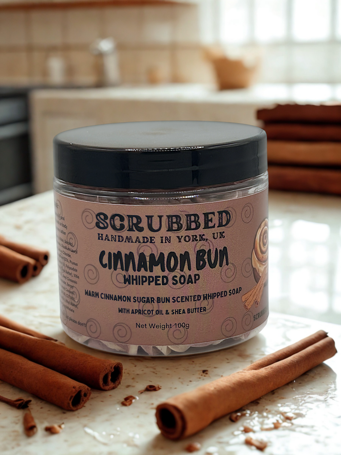 Cinnamon Bun Whipped Soap