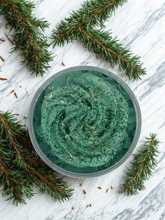Christmas Tree Whipped Soap