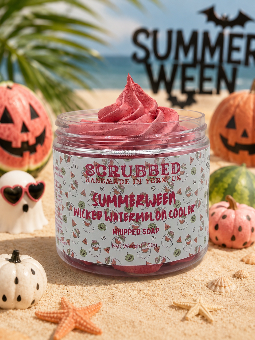 Summerween Wicked Watermelon Cooler Whipped Soap