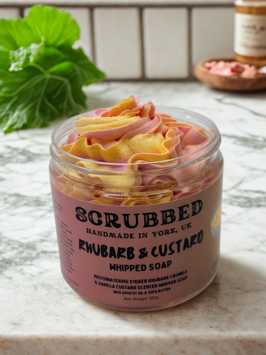 Rhubarb & Custard Whipped Soap