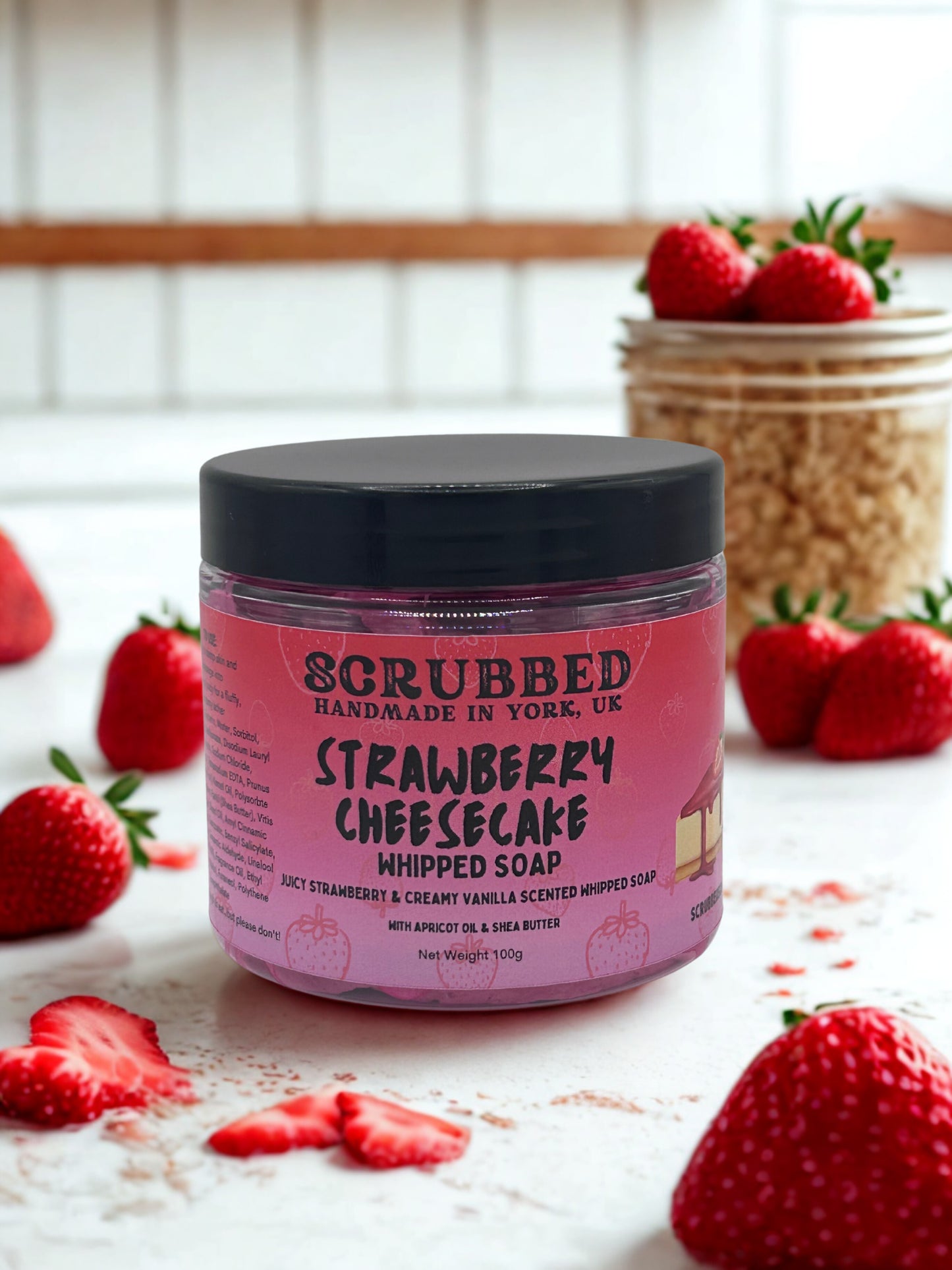 Strawberry Cheesecake Whipped Soap