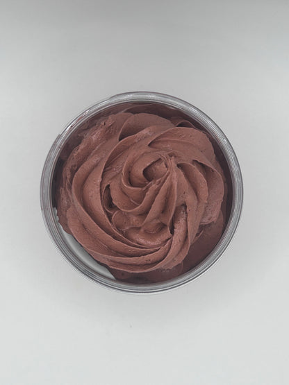 Hot Chocolate Swirl Whipped Soap