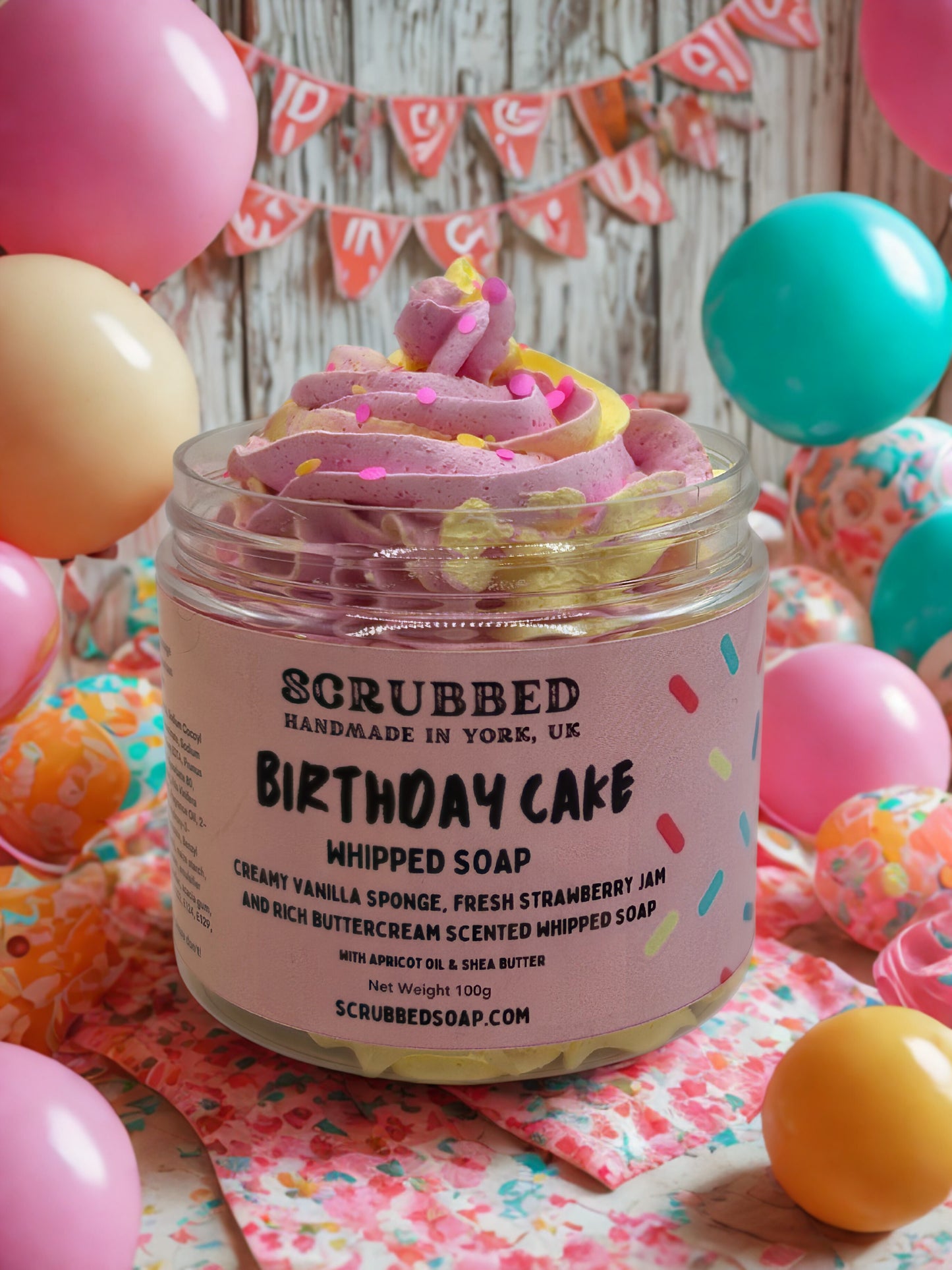 Birthday Cake Whipped Soap